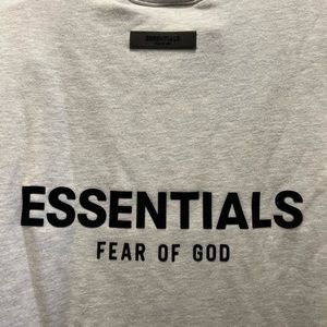 Essentials Grey Mock Neck Sweatshirt Size Medium